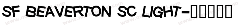 sf beaverton sc light字体转换